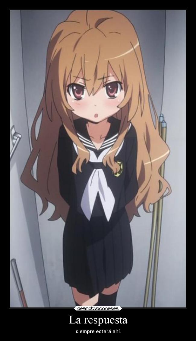 La respuesta - siempre estará ahÃ.