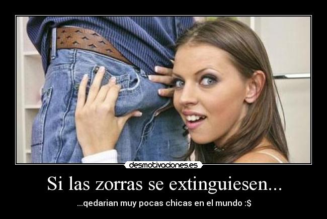 Si las zorras se extinguiesen... - ...qedarian muy pocas chicas en el mundo :$