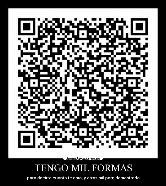 TENGO MIL FORMAS -