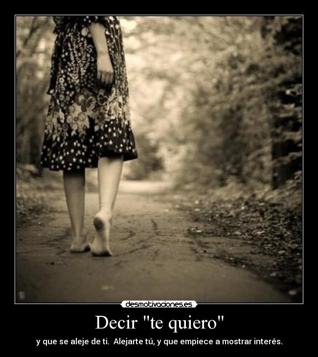 Decir te quiero -