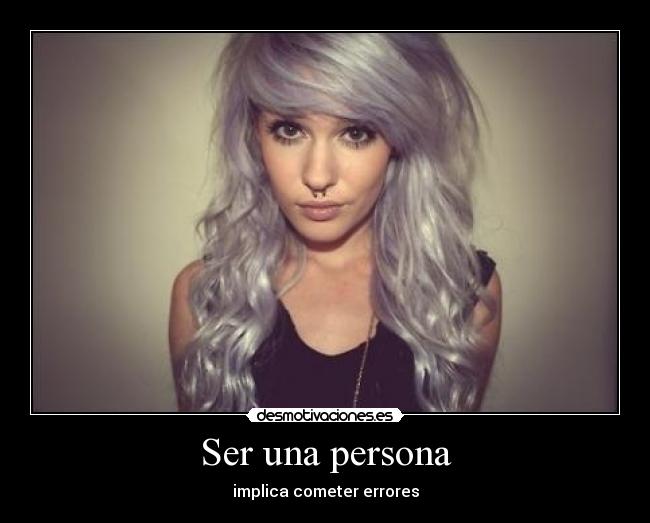 Ser una persona - 