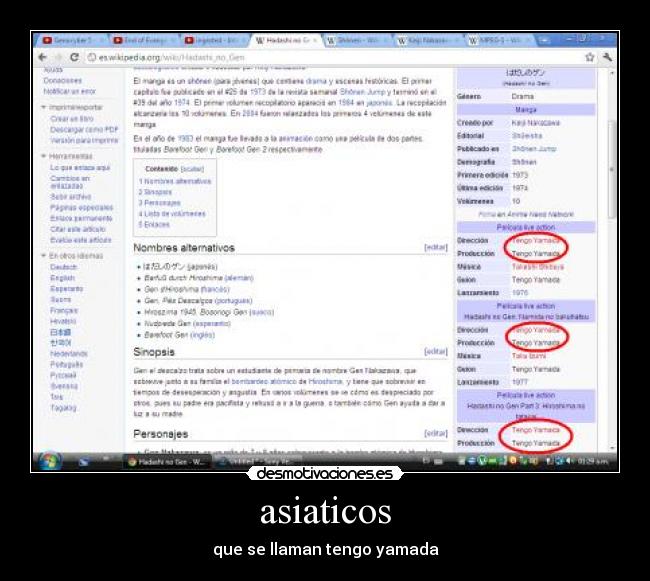 asiaticos - que se llaman tengo yamada