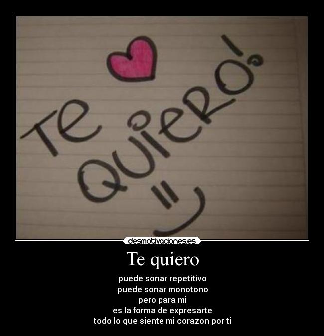 Te quiero - 