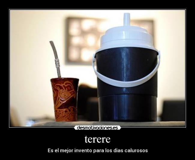 terere - Es el mejor invento para los dias calurosos