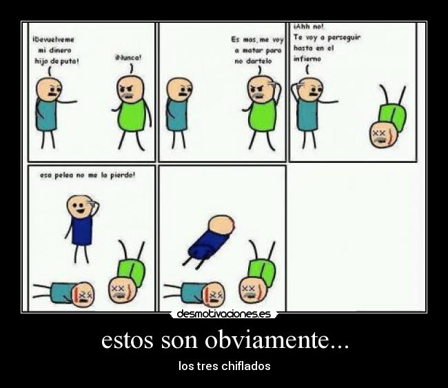 estos son obviamente... - los tres chiflados
