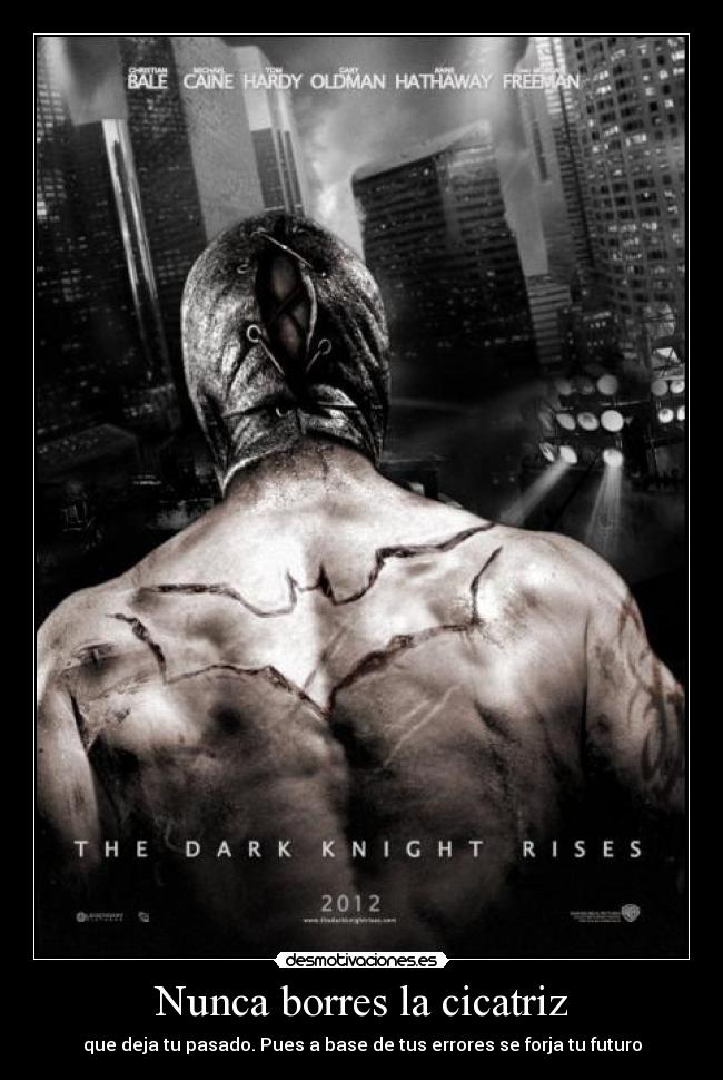 Nunca borres la cicatriz - 