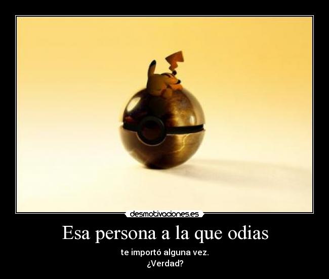 Esa persona a la que odias - 