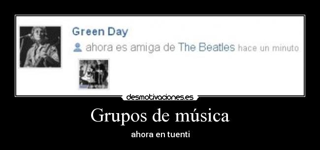 Grupos de música -