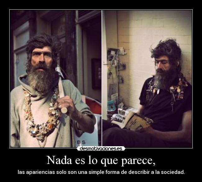 Nada es lo que parece, - 