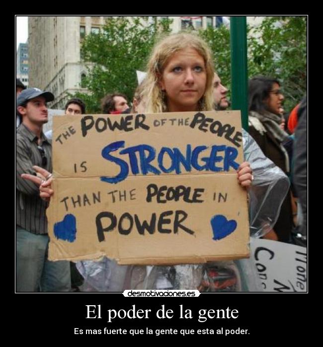 El poder de la gente -