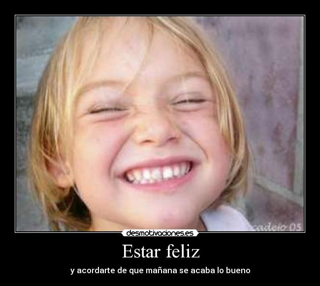 Estar feliz - 
