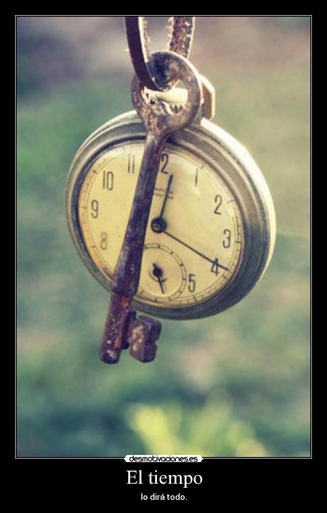 El tiempo -