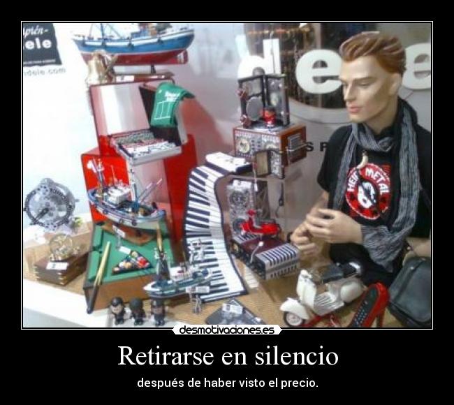Retirarse en silencio - 