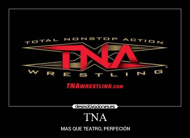 TNA - MAS QUE TEATRO, PERFECIÓN