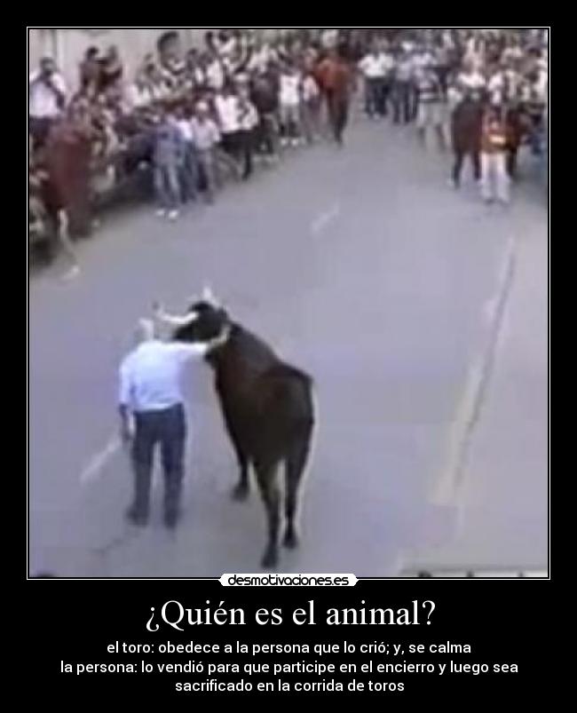 ¿Quién es el animal? -