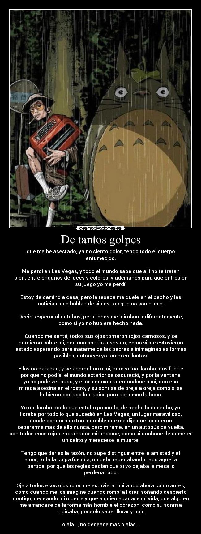 De tantos golpes - 