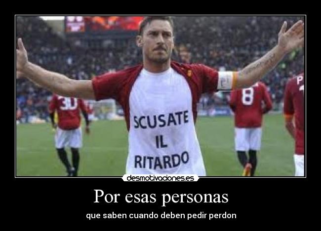 Por esas personas -