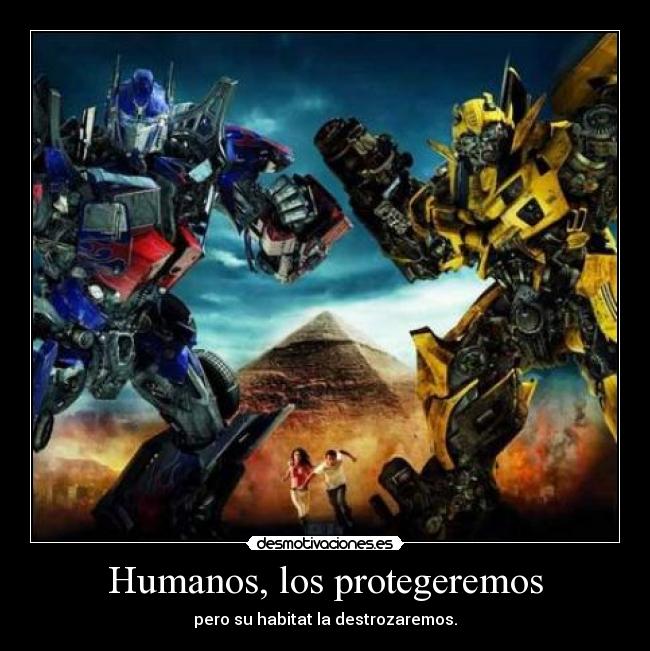 Humanos, los protegeremos - 