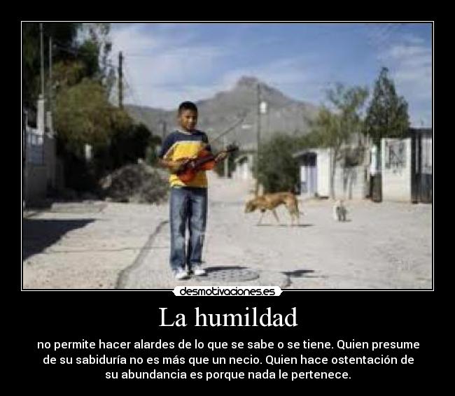 La humildad - 