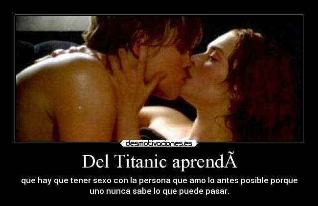 Del Titanic aprendà -