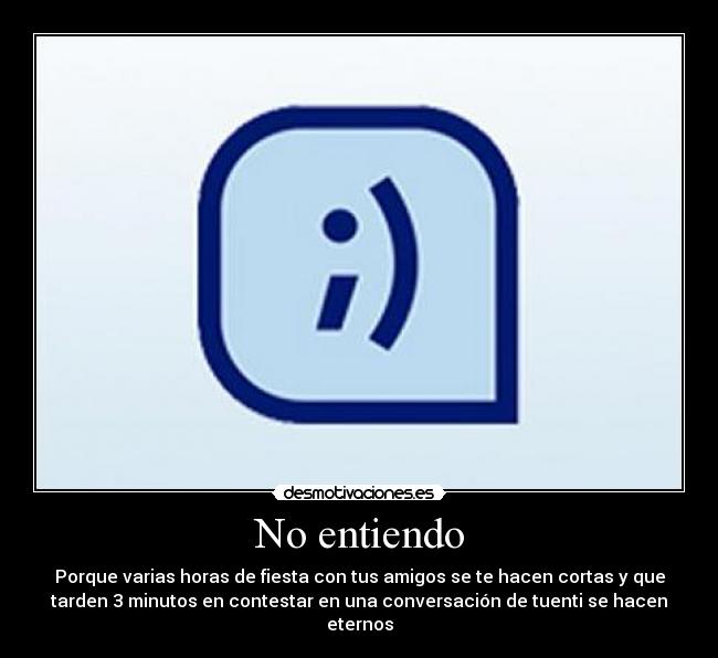 No entiendo - 
