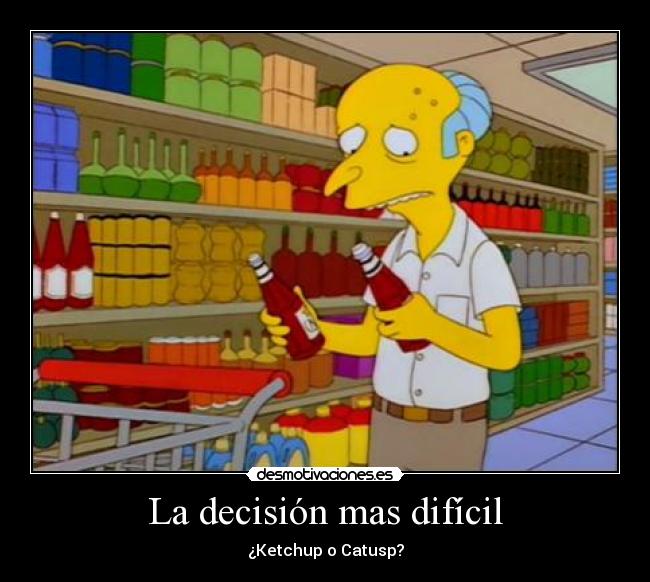 La decisión mas difícil -