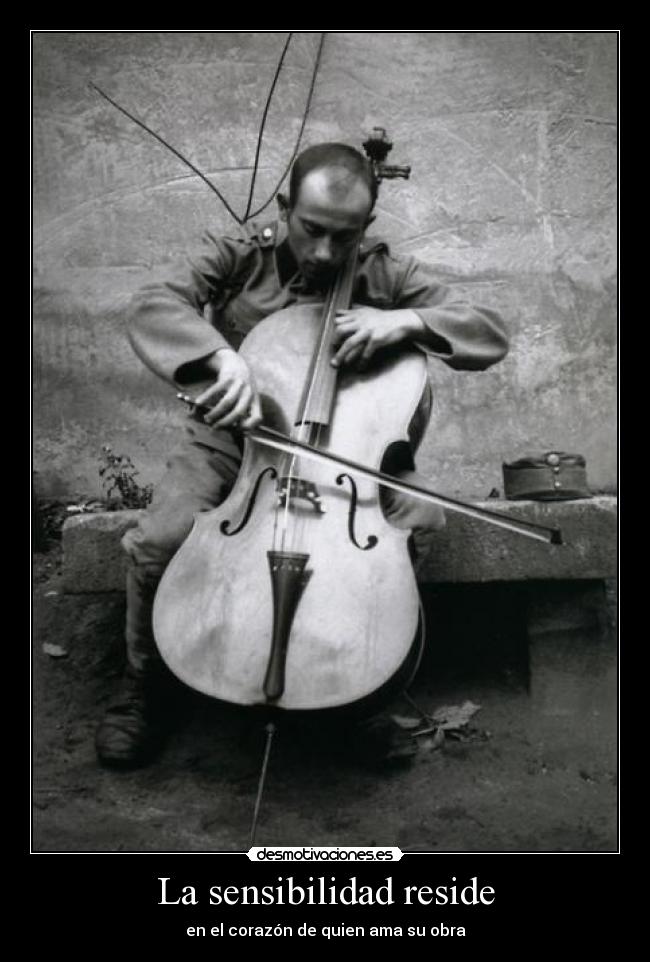 La sensibilidad reside - 