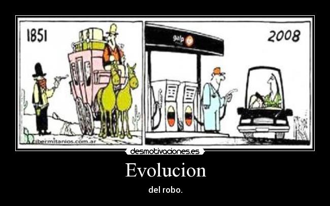 Evolucion - del robo.