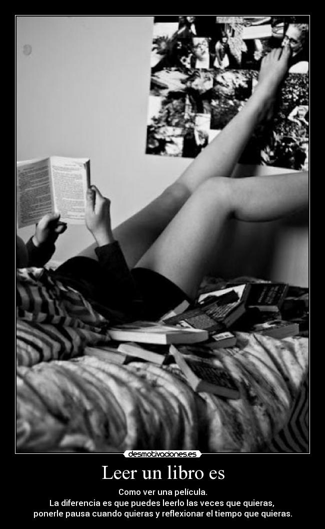 Leer un libro es - 