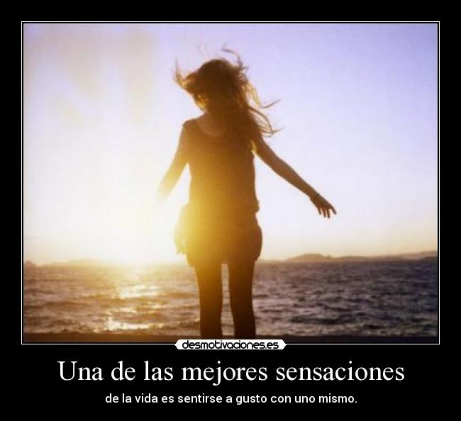 Una de las mejores sensaciones - 