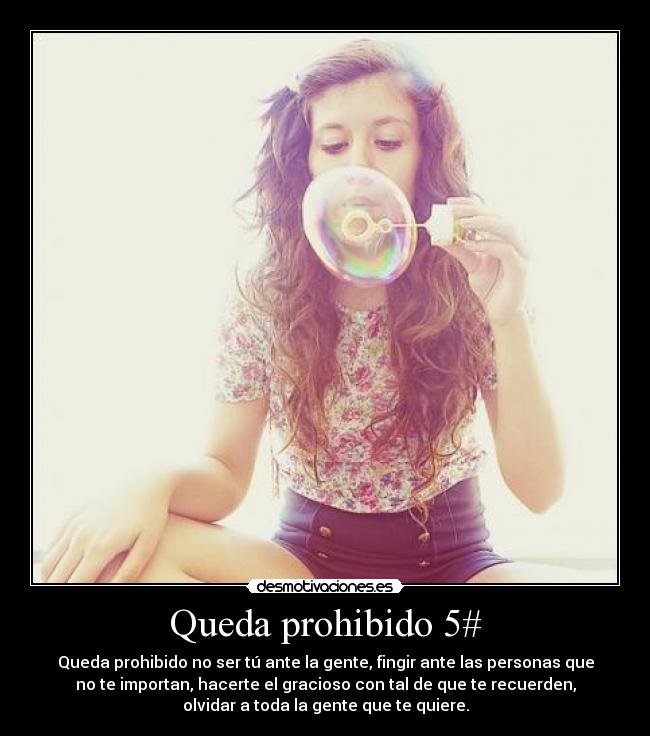 Queda prohibido 5# - 