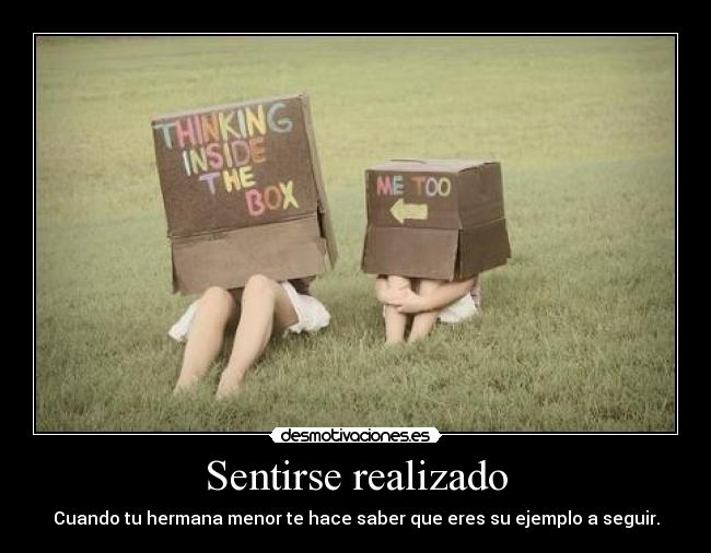 carteles sentirse realizado desmotivaciones