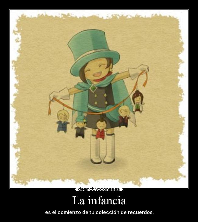 carteles infancia infancia comienzo coleccion recuerdos desmotivaciones