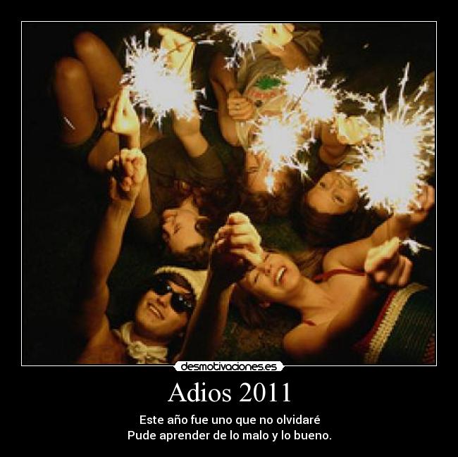 Adios 2011 - 