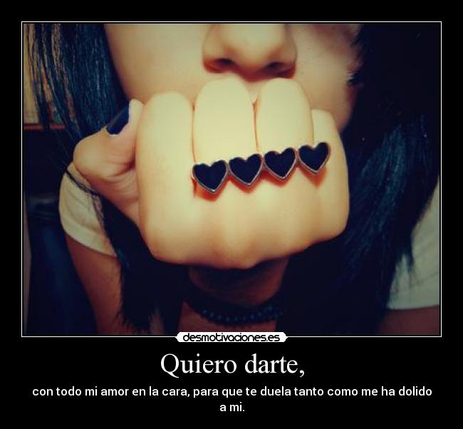 Quiero darte, - 