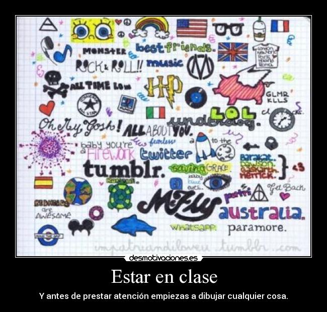 carteles estar clase desmotivaciones