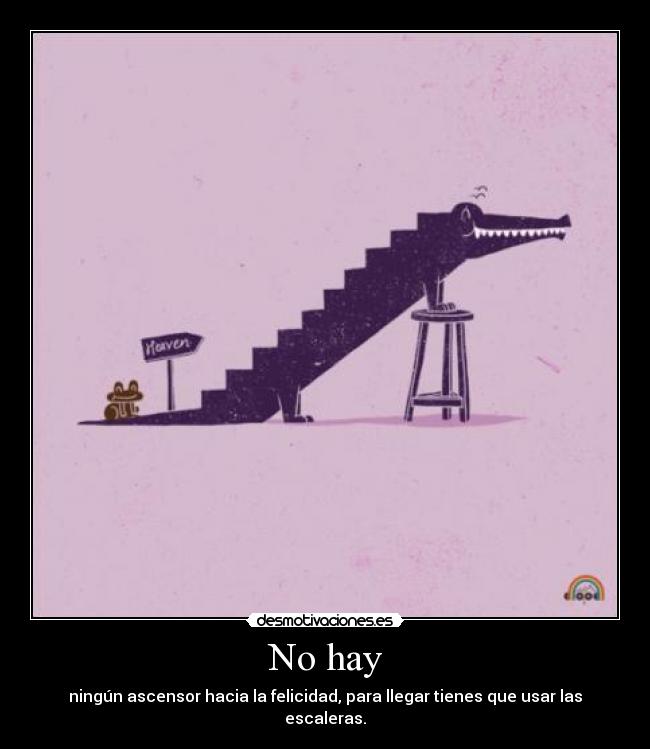 No hay -