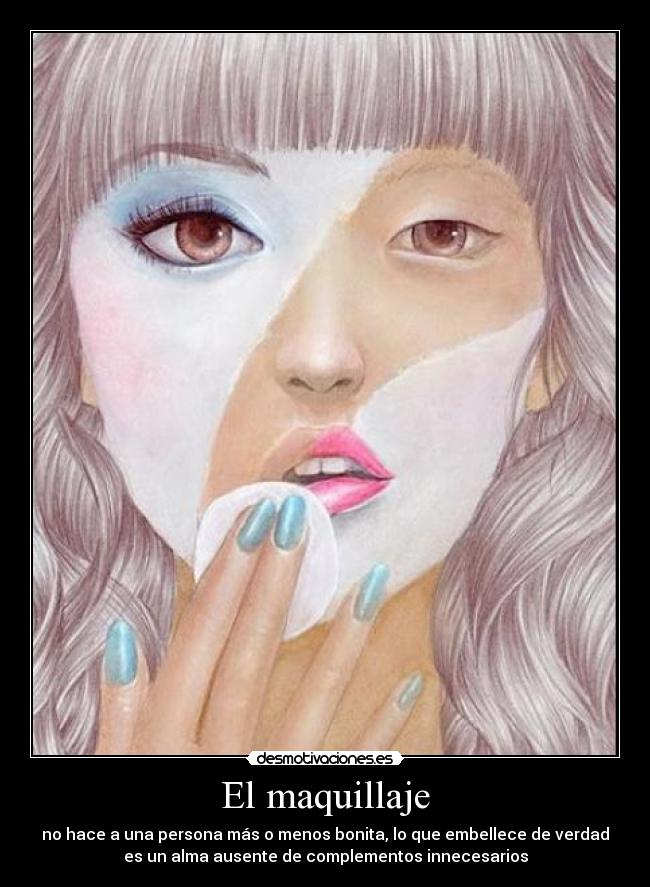 El maquillaje -