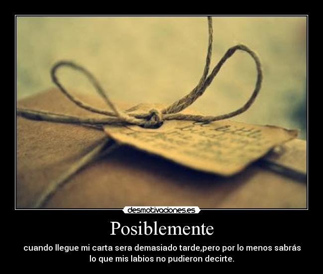 Posiblemente - 