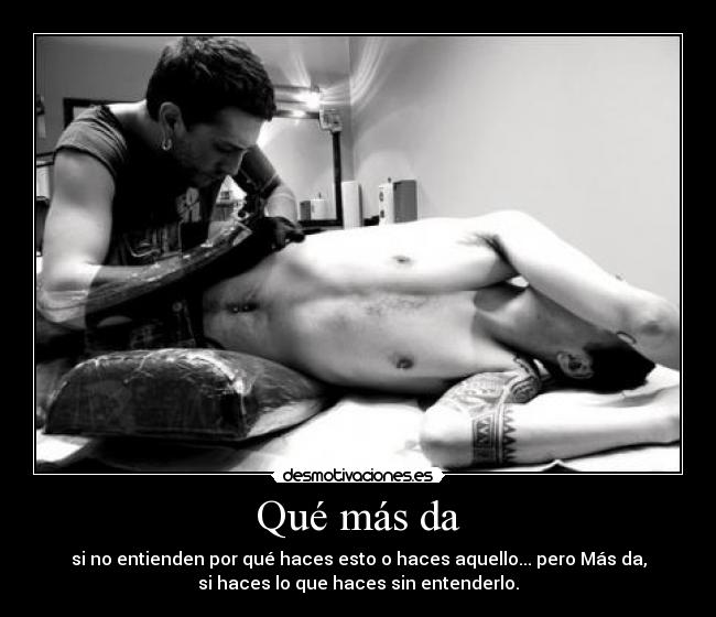 Qué más da - 