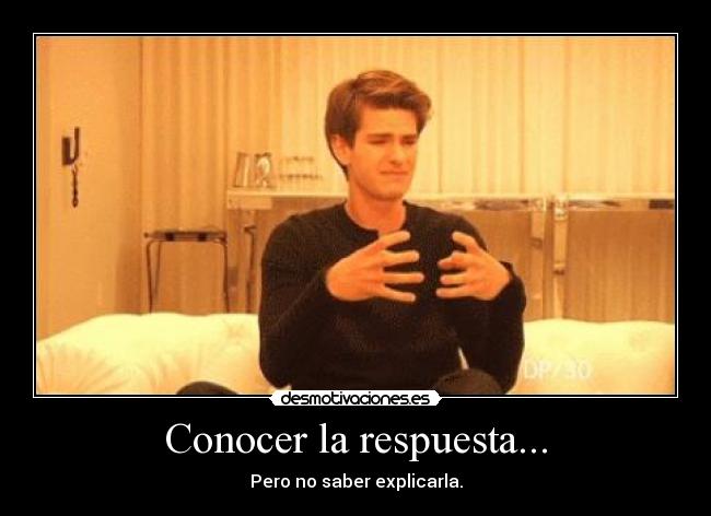 Conocer la respuesta... - 