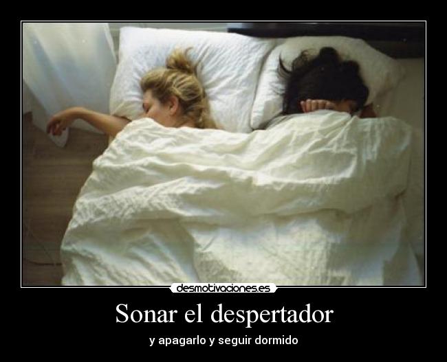 Sonar el despertador -