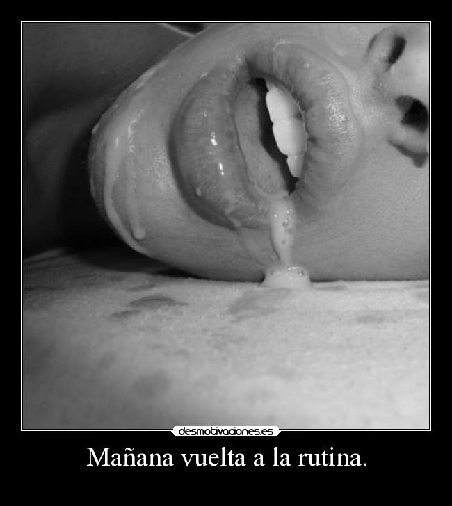 Mañana vuelta a la rutina. -