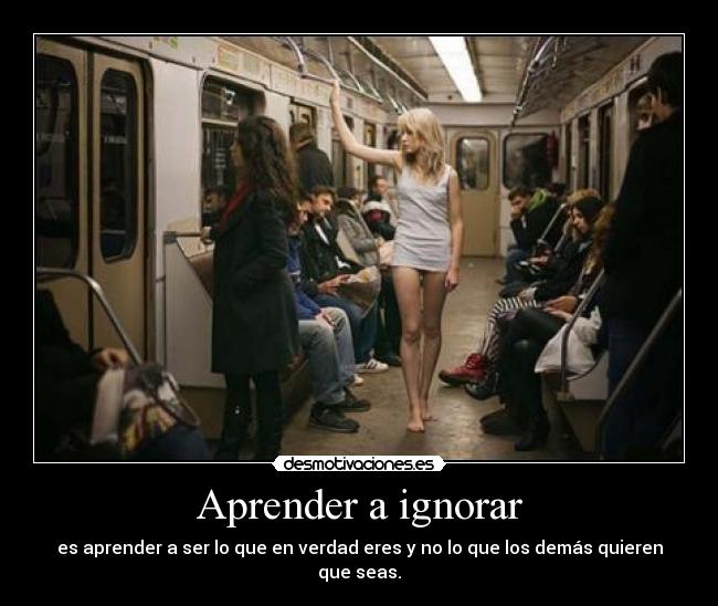 Aprender a ignorar - 