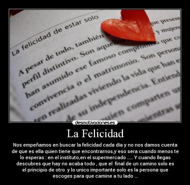 La Felicidad - 
