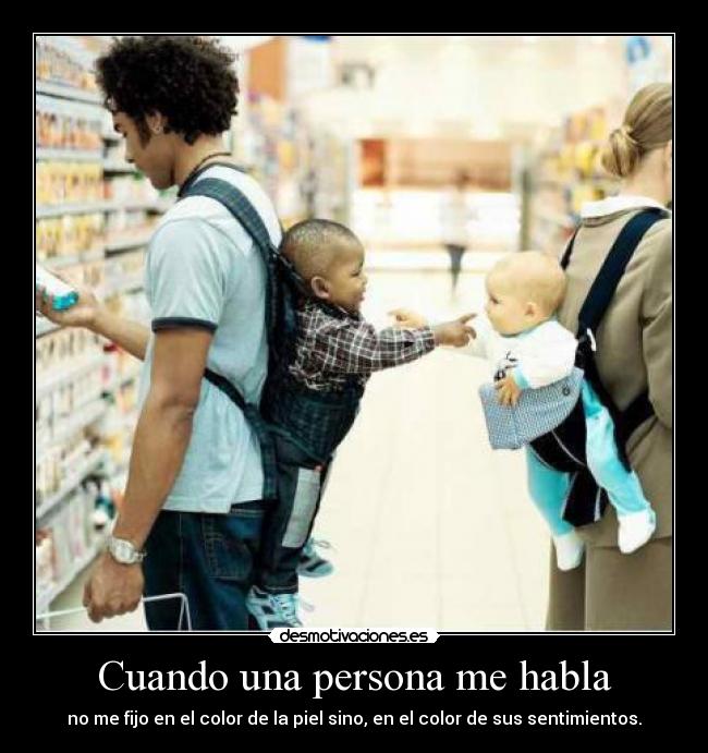 Cuando una persona me habla -