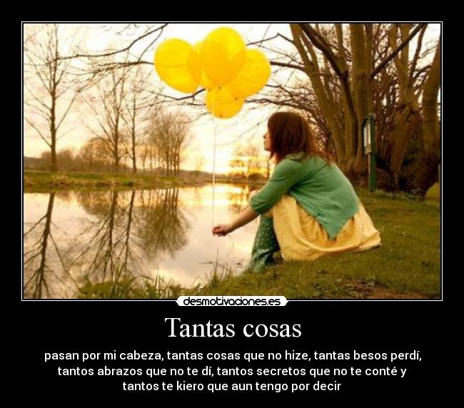 Tantas cosas - 