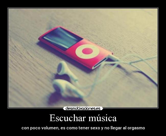 Escuchar música -