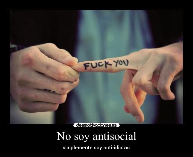 No soy antisocial - 