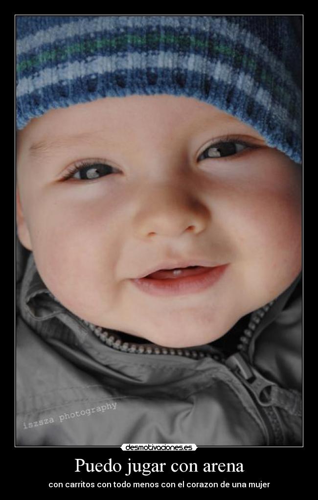 Puedo jugar con arena -